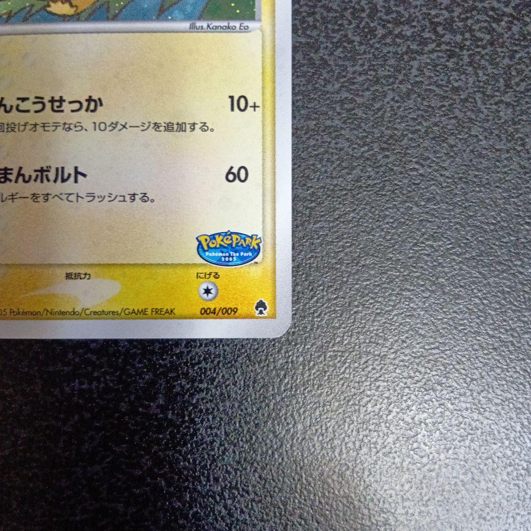 ポケパークのピカチュウ　ポケパークプレミアムファイル 004/009　プロモ