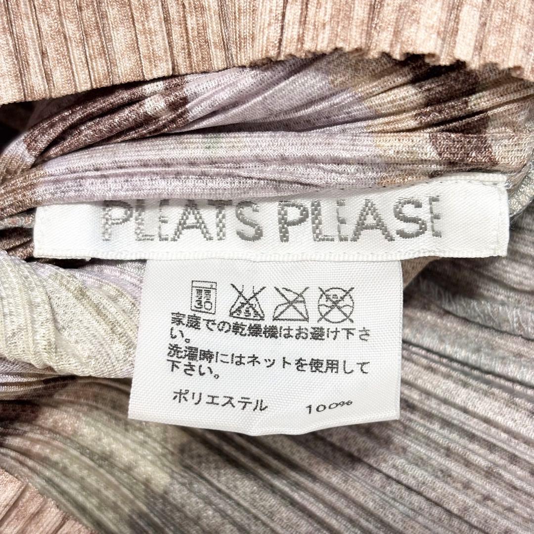 美品　プリーツプリーズ　希少　ボーリング　長袖　ハイネック　変形　サイズ3