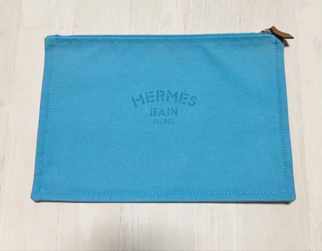 新春セール！　HERMES ヨッティング　フラット　GM　キャンバス　ポーチ