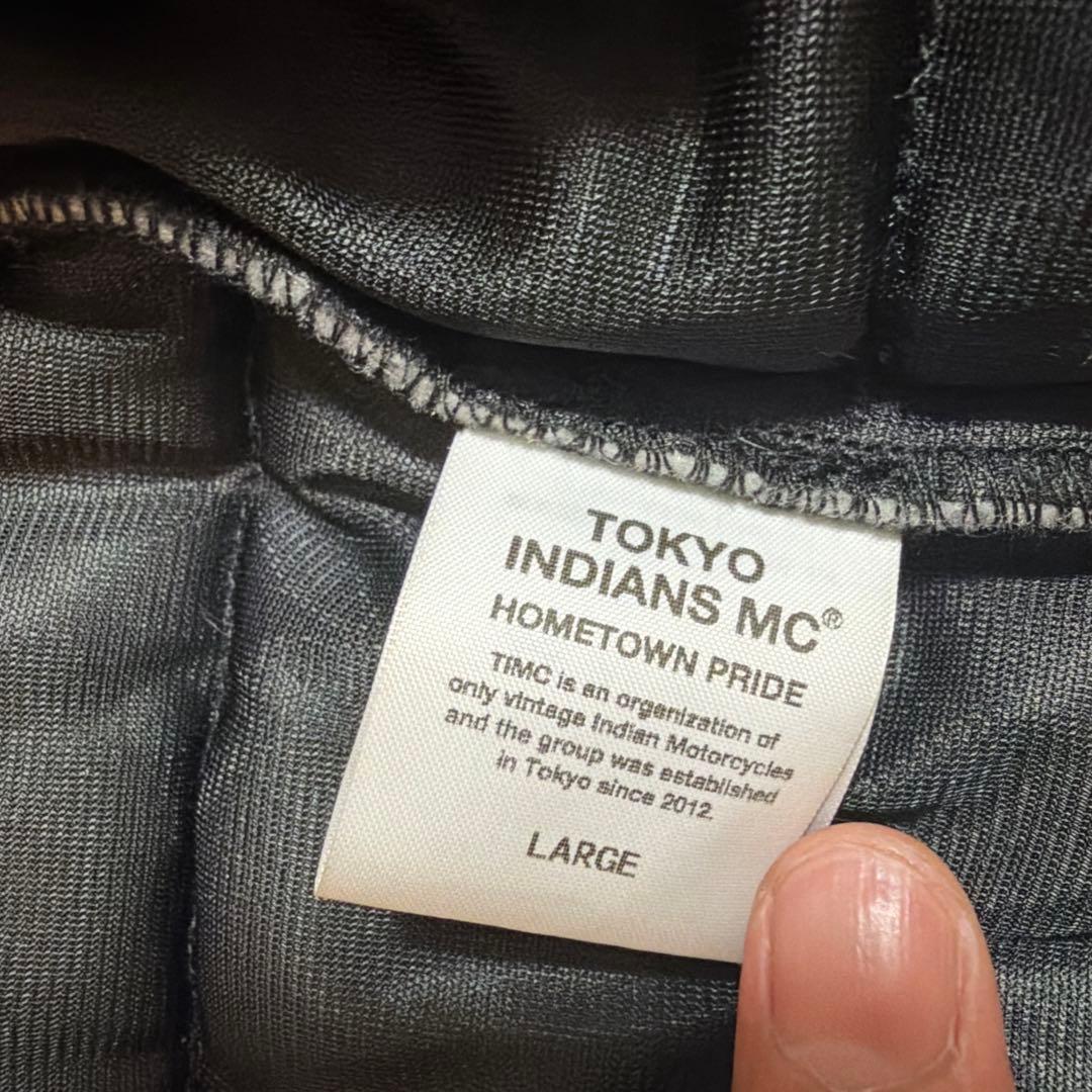 東京インディアンズ　ベスト　黒　Lサイズ