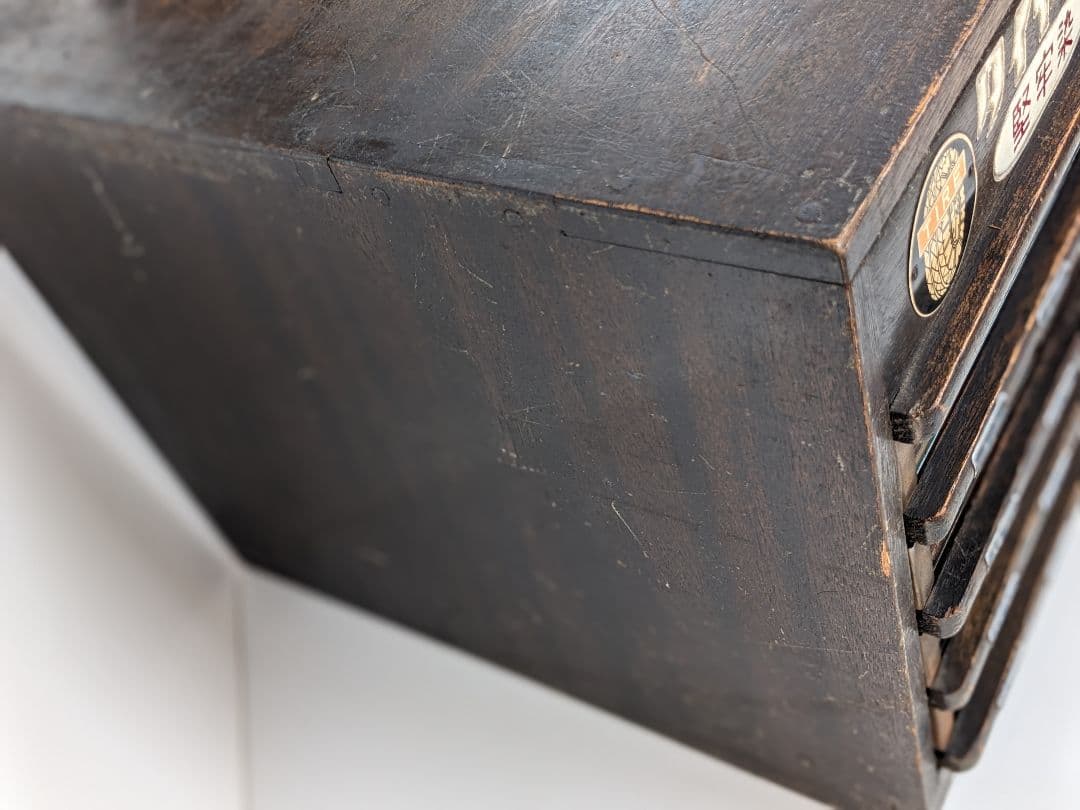 値下げ！ 手芸 タイヤー印 ミシン刺繡糸　昭和レトロ 洋裁 裁縫 収納棚 飾り棚