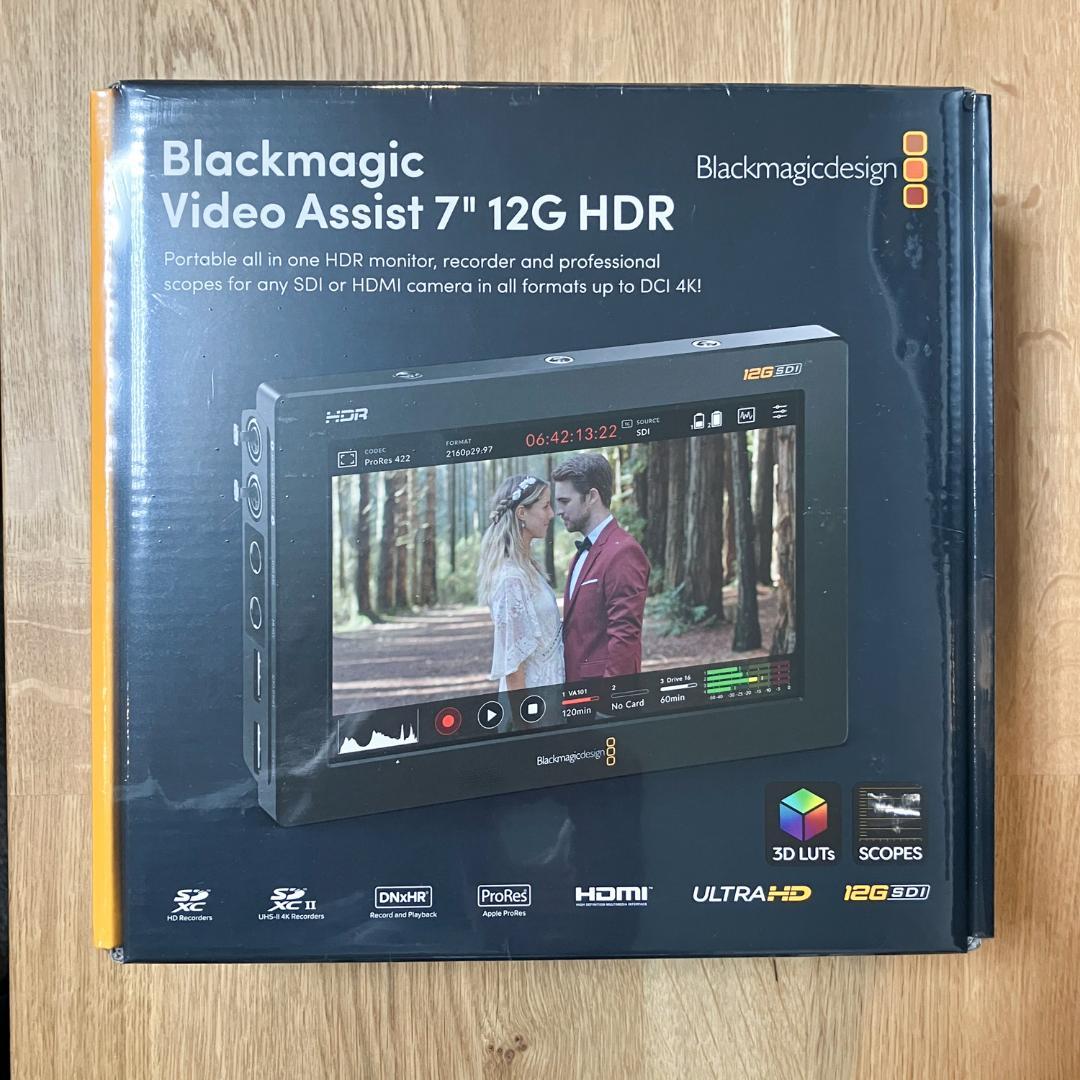 【新品】Blackmagic Video Assist 7” 12G HDR