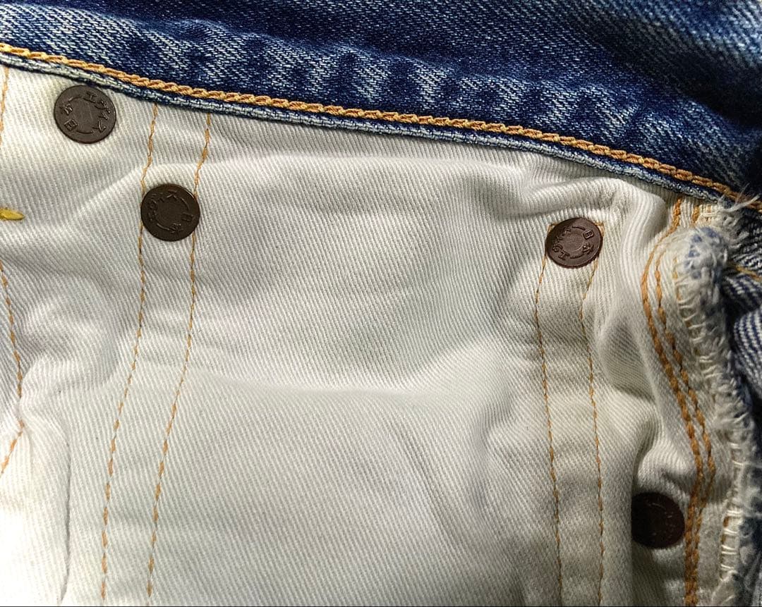 ■ 希少・エヴィスNo2 2001 虎耳 カモメペイント ハーフパンツ33×35