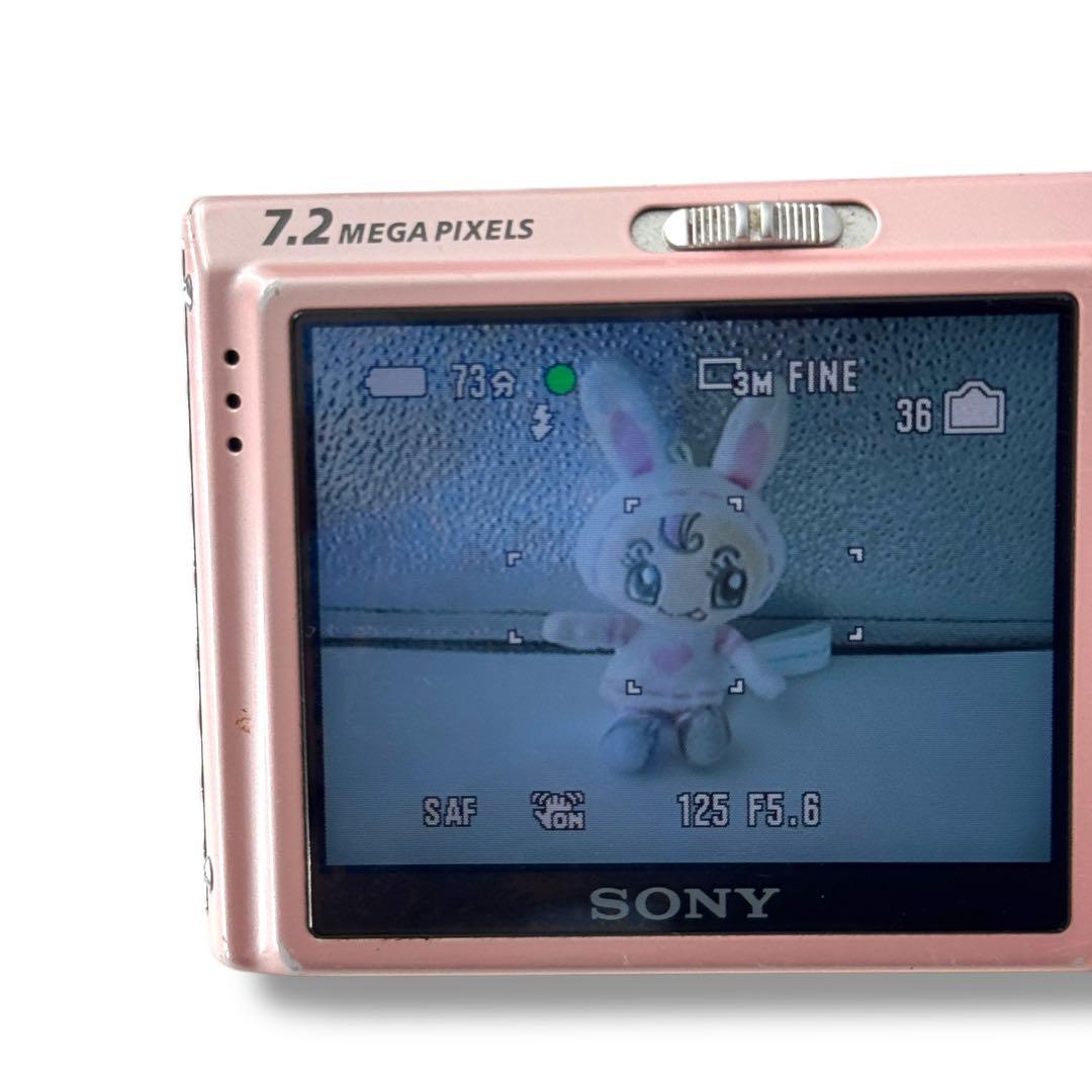 動作確認済✨SONY Cyber-shot DSC-T10 ピンク コンデジ