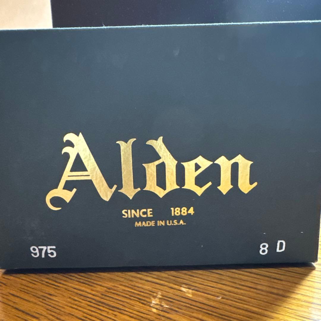 【極美品】Alden オールデン975 ロングウィングチップ8D コードバン