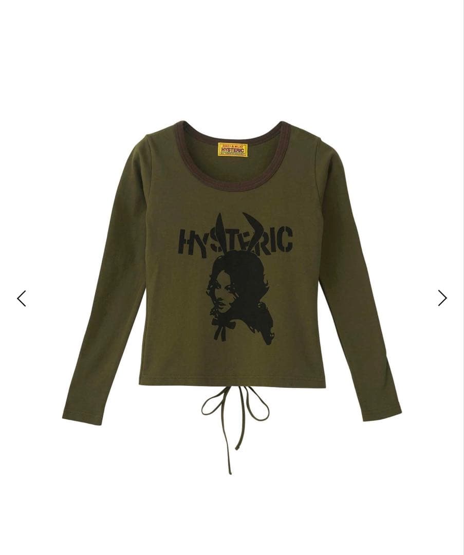 BUNNY GIRLレースアップ チビTシャツ