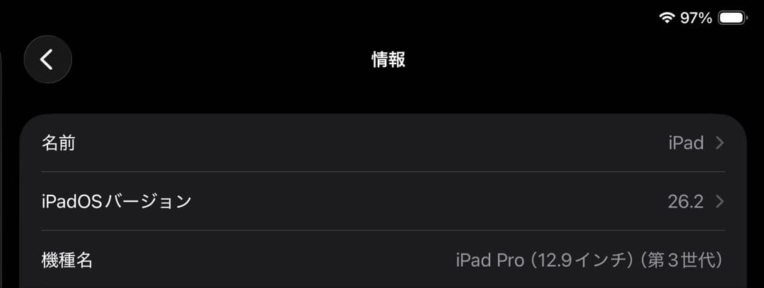 iPad Pro 12.9-inch 第3世代 512GB