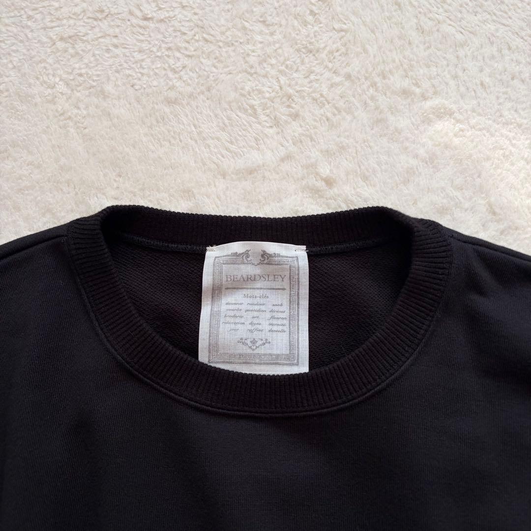 美品 BEARDSLEY ぷっくり裏毛カットソースウェット ビアズリー