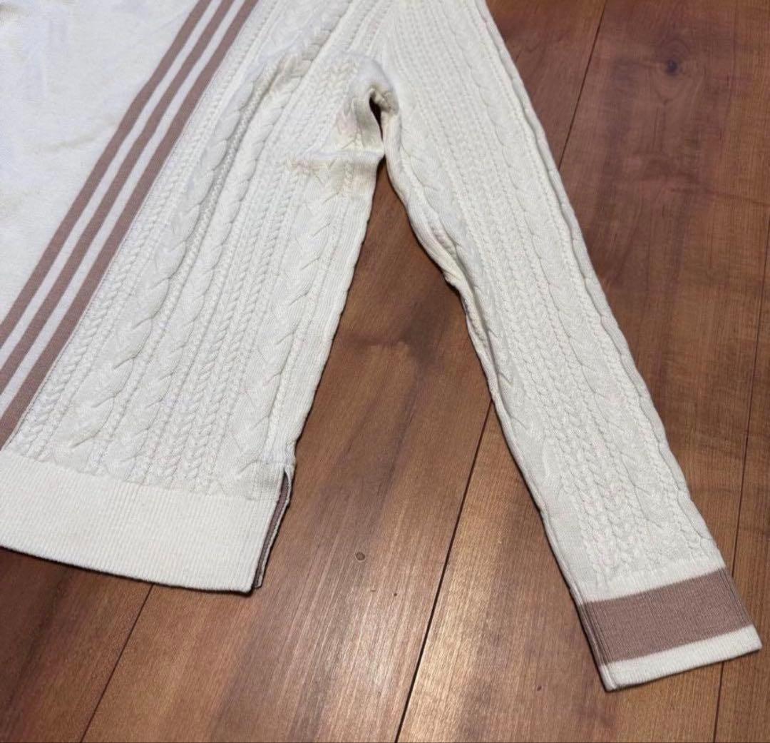 長袖セーター　ニットスカート　サイズL セットアップ　ゴルフウェア　秋冬　ウール