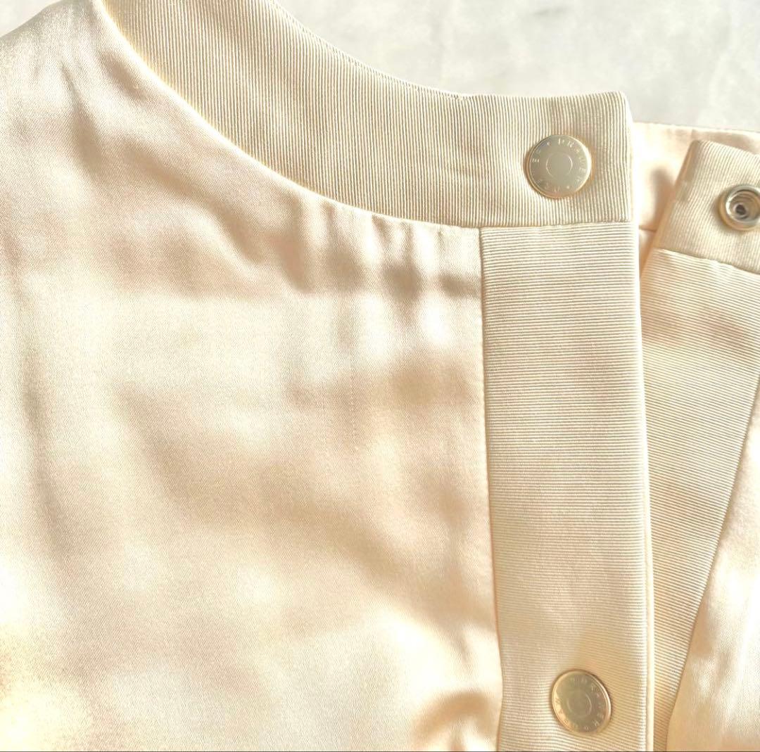 美品 ドゥロワー シルクポリエステルキルトジャケット リアルダウン ロゴma1