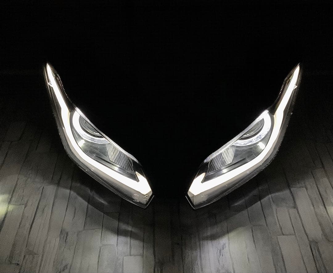 NINJA250 EX250L ZX-6RカスタムLEDヘッドライト ニンジャ