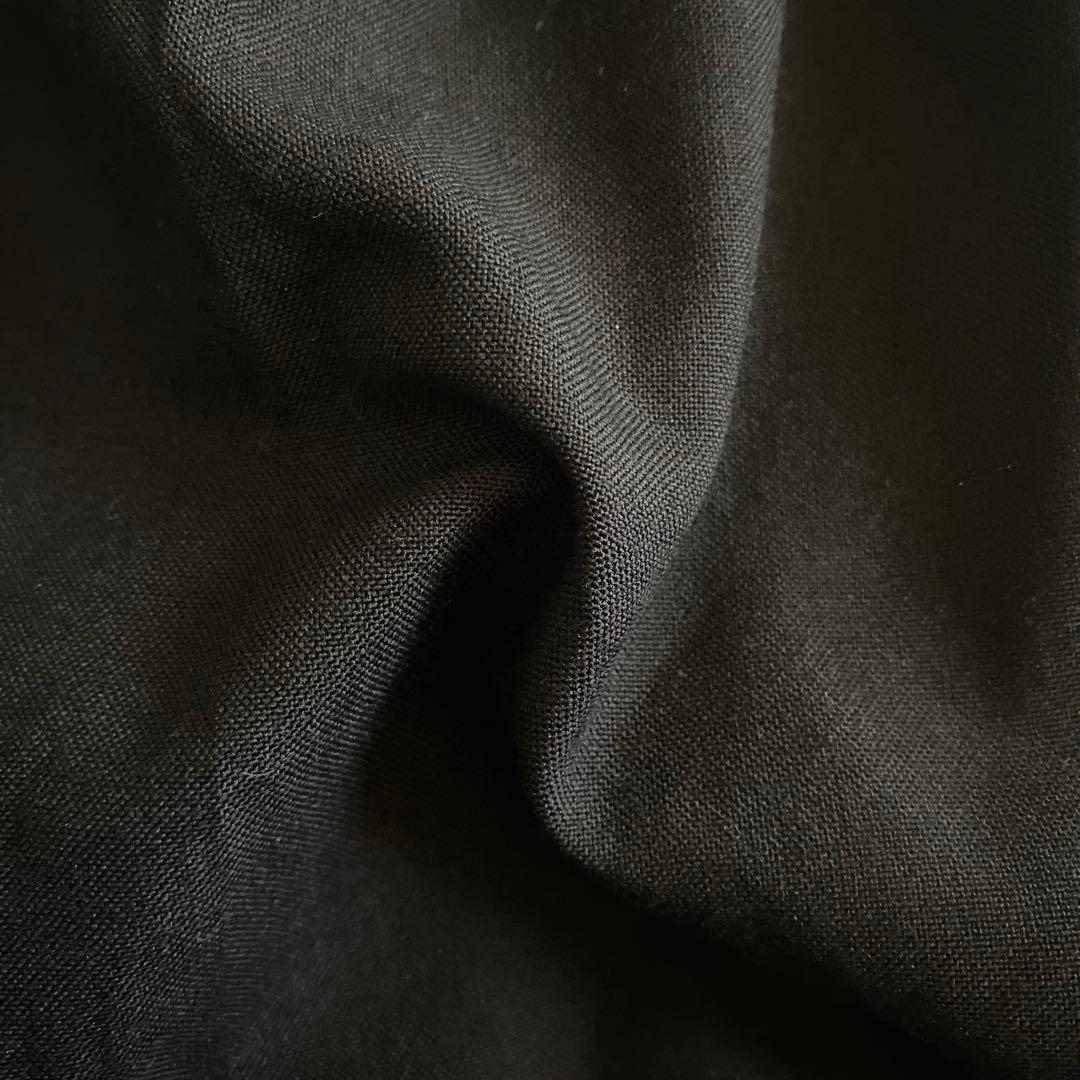 70s ENGLAND ワイドスラックス ブラック OPTI タック入り