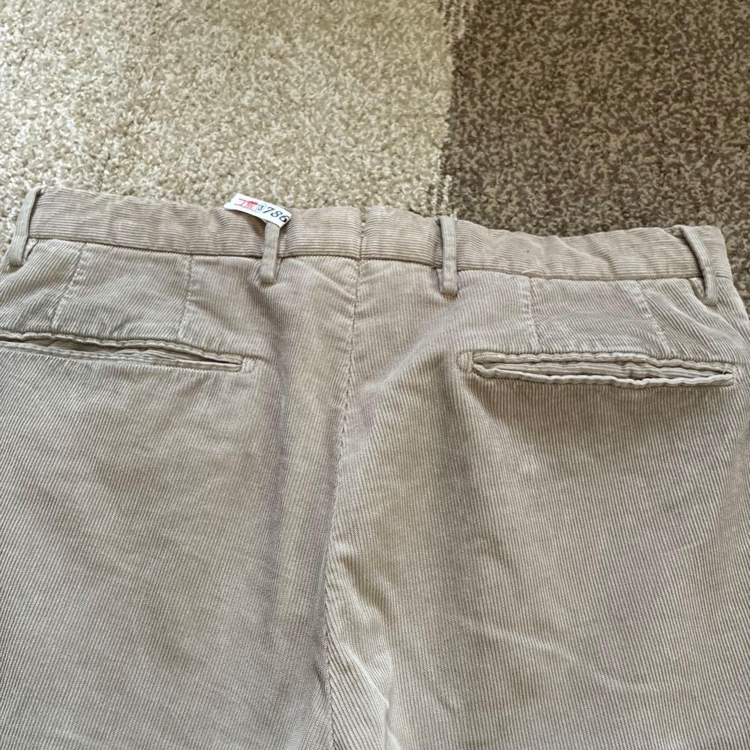 INCOTEX コーデュロイパンツ　ベージュ　46