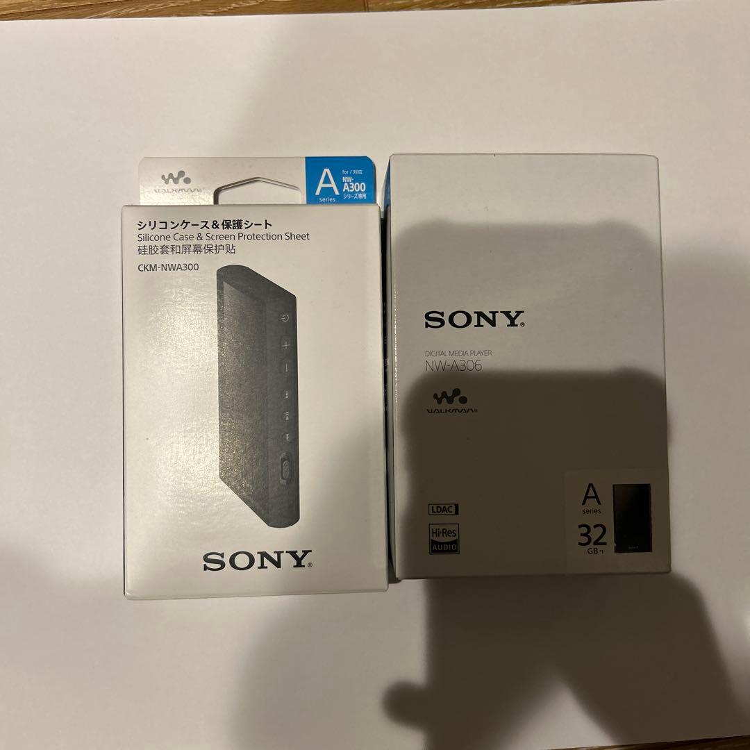 NW-A306 デジタルオーディオプレーヤー ケースsdカード128GB付き