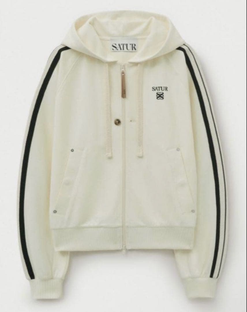 トップス SATUR (U) LAWTON HOOD ZIP-UP