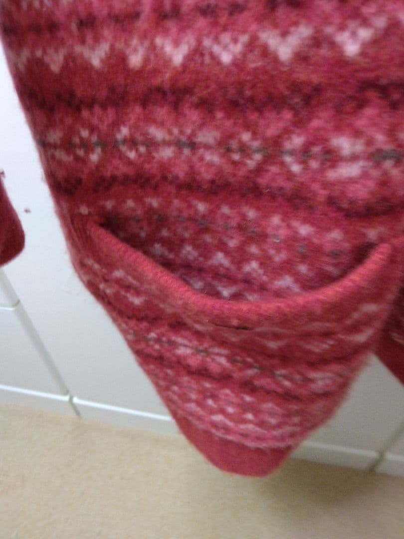 マドモアゼルノンノン フード付きニットコート