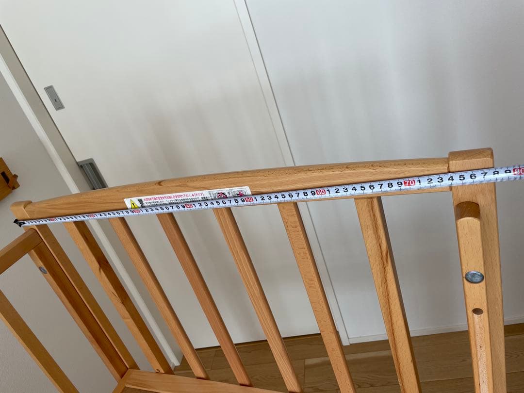 ヤマサキ　ベビーベッド ツーオープン　ハイタイプ