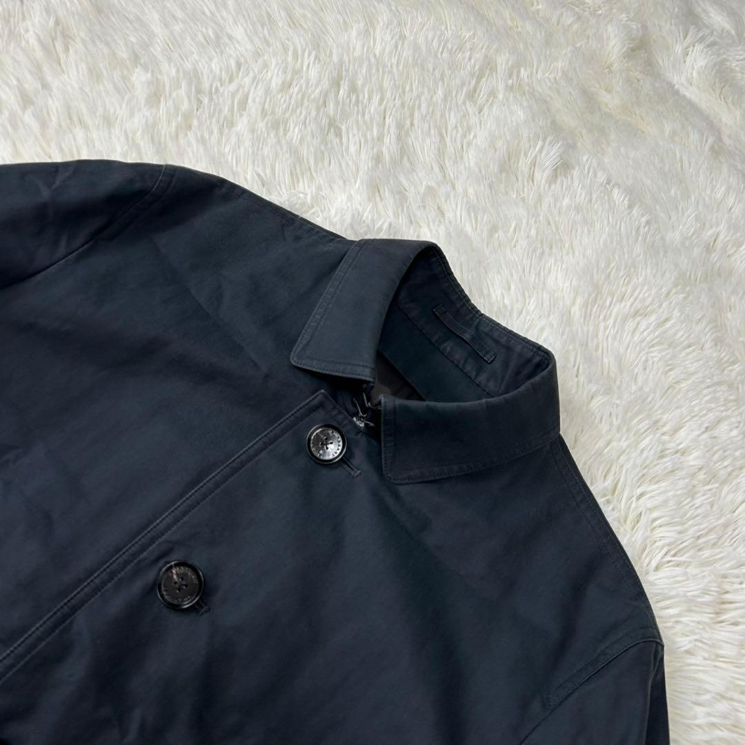 【美品/L】バーバリーロンドン ステンカラーコート アウター ウールライナー付