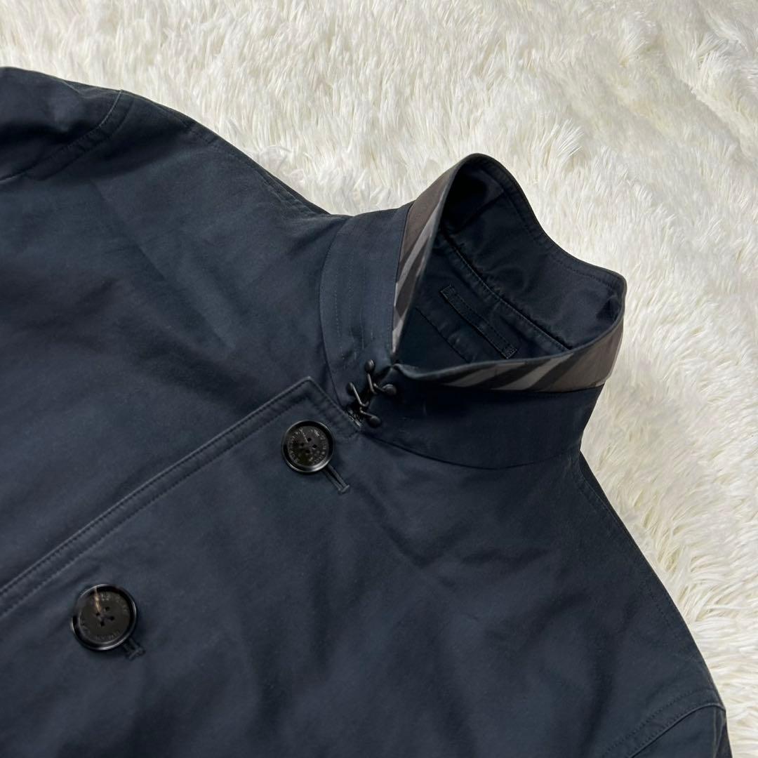 【美品/L】バーバリーロンドン ステンカラーコート アウター ウールライナー付
