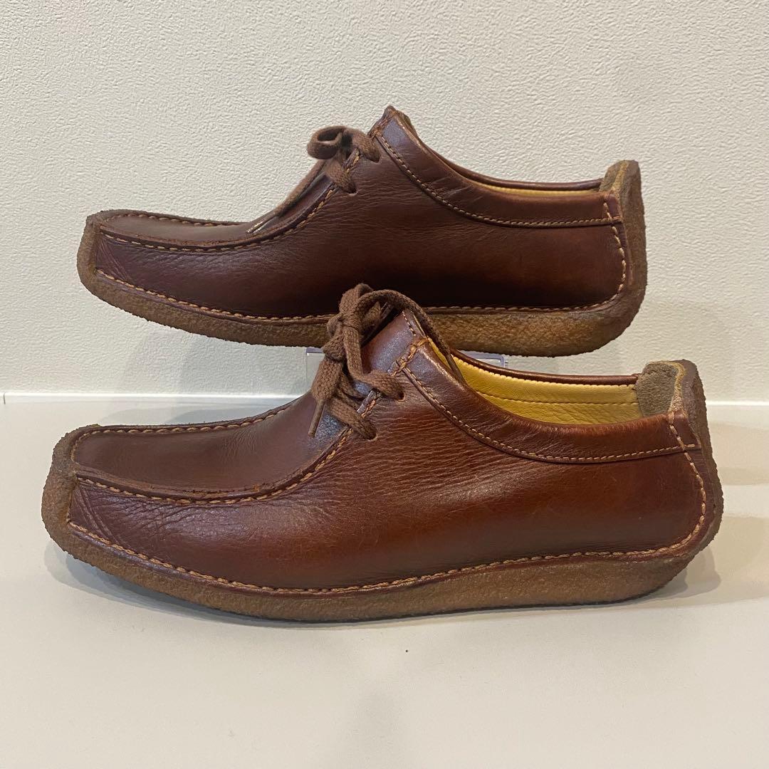 美品 Clarks Wallabee クラークス ワラビー ナタリー 本革 24