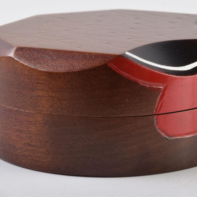 ちびまり　茶道具漆塗うそ鳥香合大宰府天満宮千百年大祭記念共箱　C　8699