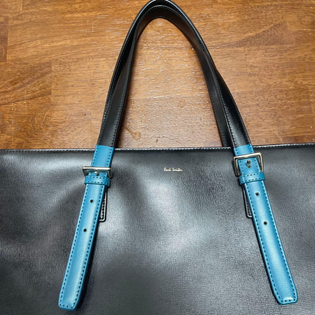 美品Paul Smith 黒 レザートートバッグ