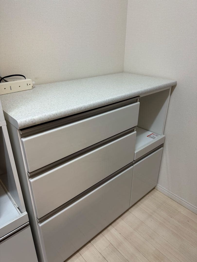ホワイトキッチンカウンター　値下げ中★