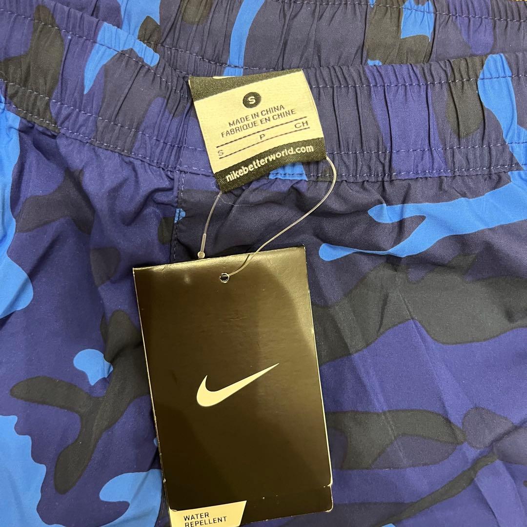 FCRB Nike ショートパンツ S 青カモフラ ハーフパンツ