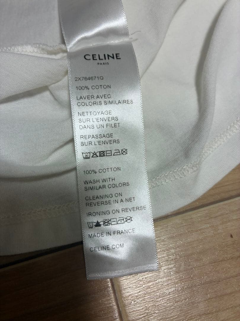 CELINE ルーズTシャツ ホワイト