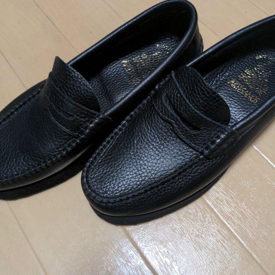 アルテサノス ARTESANOS ローファー ローファー 38 シボ