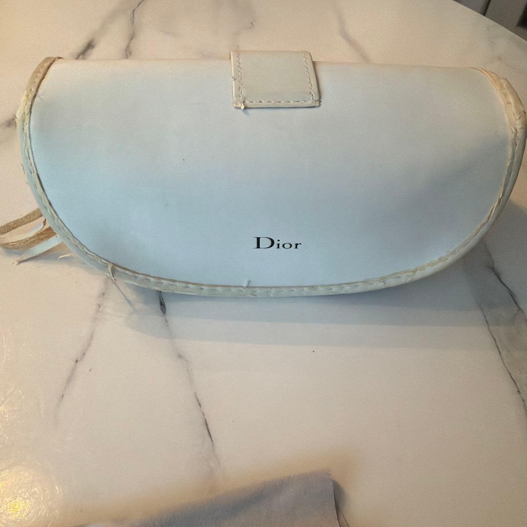 Dior ホワイトサングラス ケース付き
