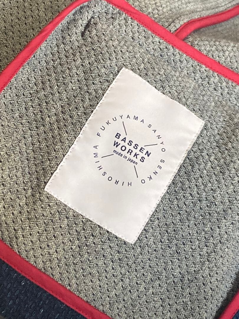 BASSEN WORKS 藍染刺し子　ジャケット　LLサイズ　☆超美品☆