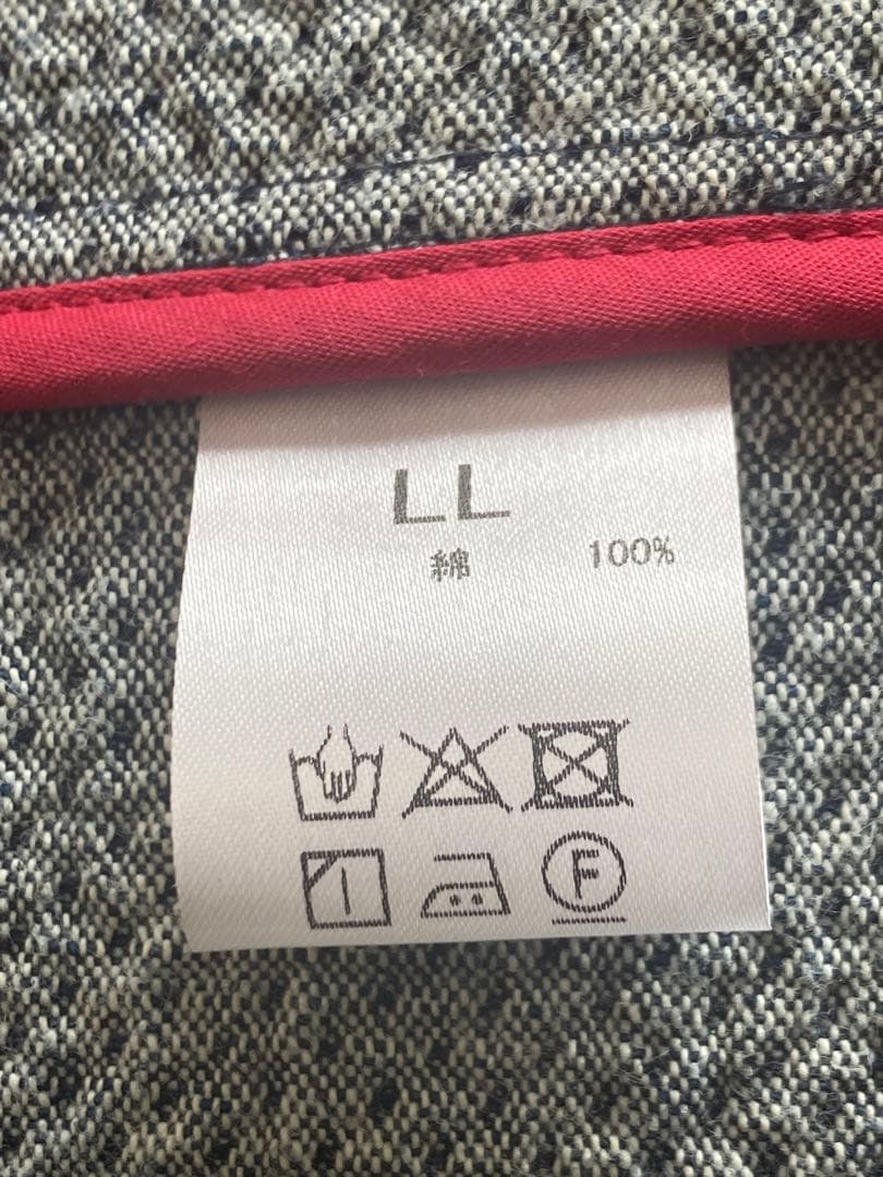 BASSEN WORKS 藍染刺し子　ジャケット　LLサイズ　☆超美品☆