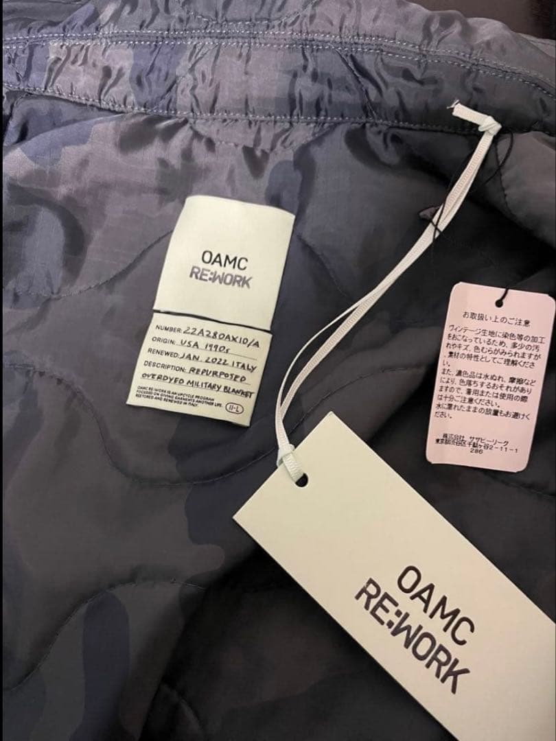 OAMC Re：Work Quilted Shirt