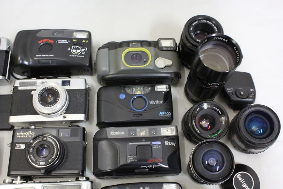 カメラ類 まとめ売り 金属カメラ コンパクトフィルムカメラ エクステンダー 等