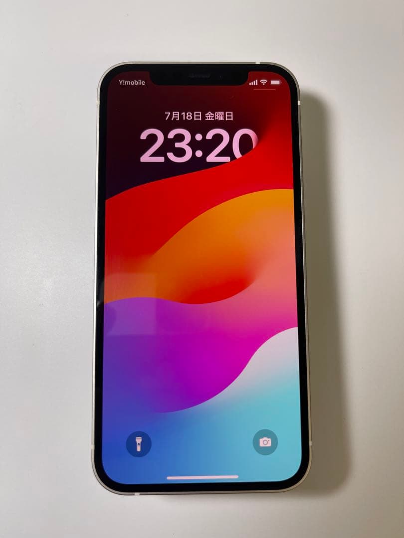 美品！iPhone 12 ホワイト 128GB Sim Free!