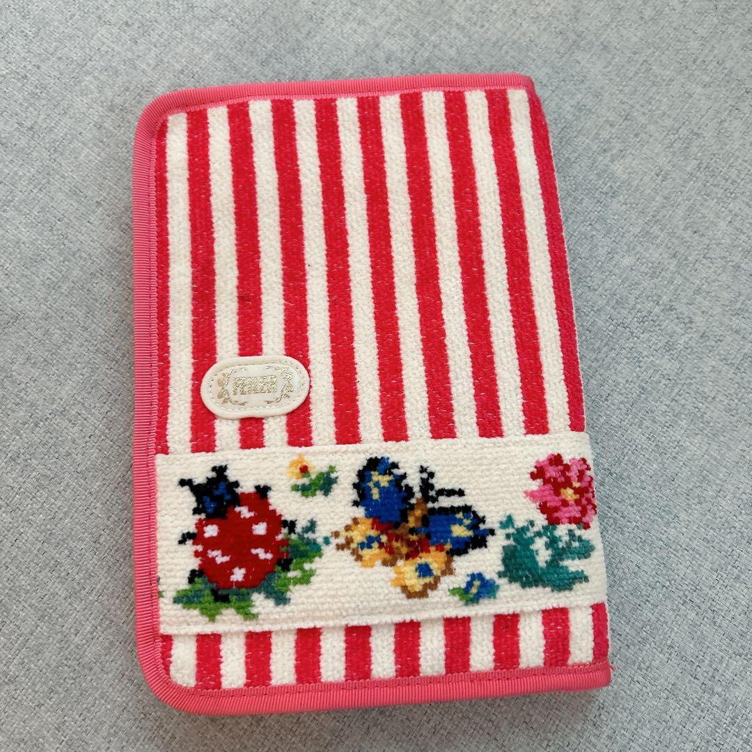 【美品】FEILER（フェイラー）ハイジ柄　母子手帳ケース ピンク