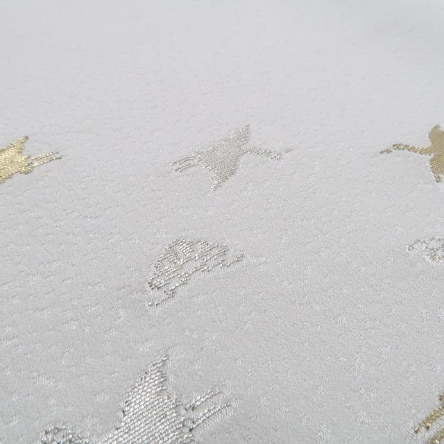 新品 鶴 着物 正絹“温もり抱いて夢見心地”仕付け糸付 長襦袢 6101