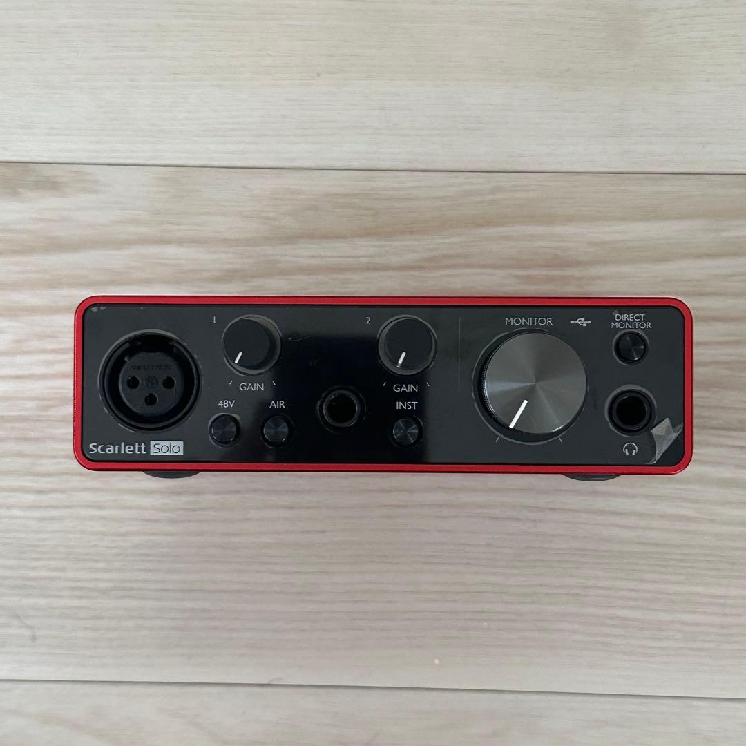 【美品】Focusrite Scarlett Solo Studio (gen3