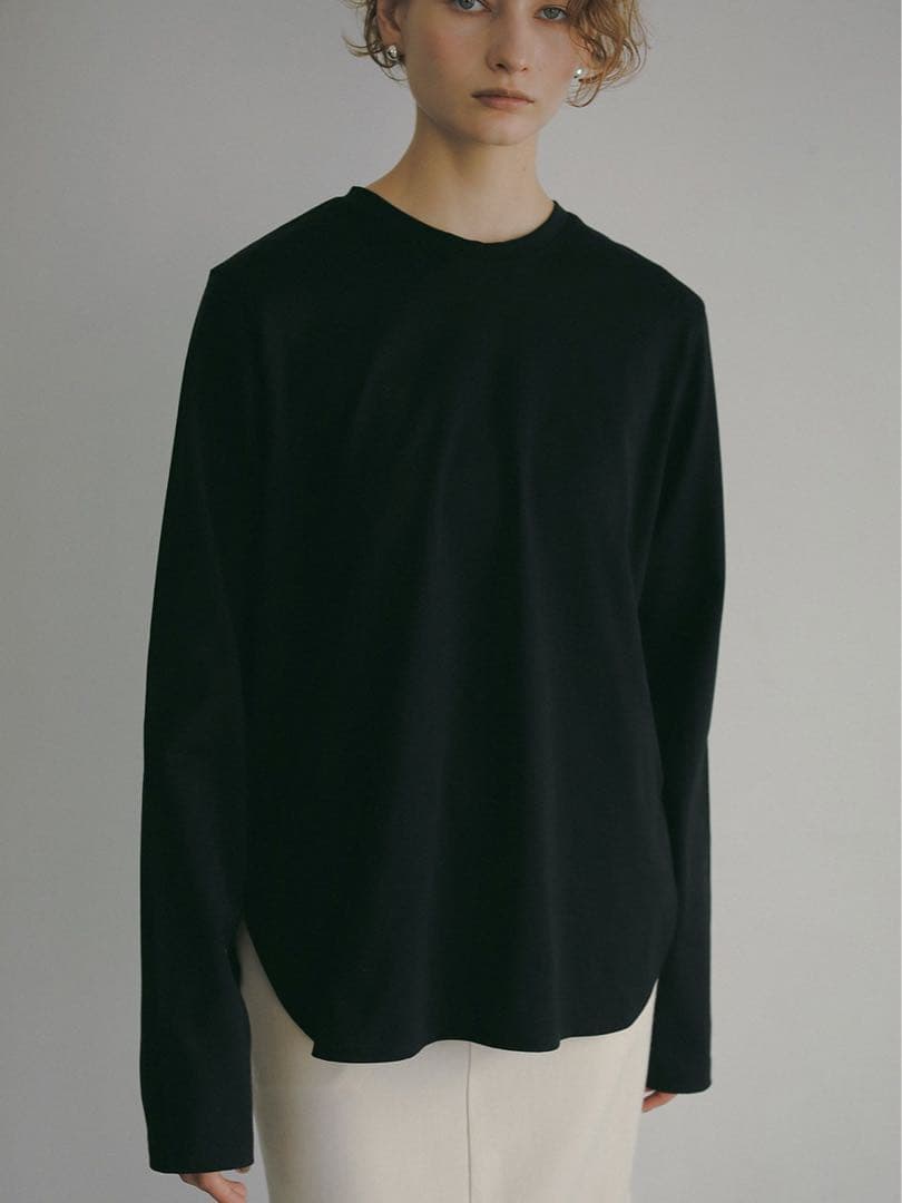 HER. 新品タグ付 コットンジャージープルオーバー ブラック