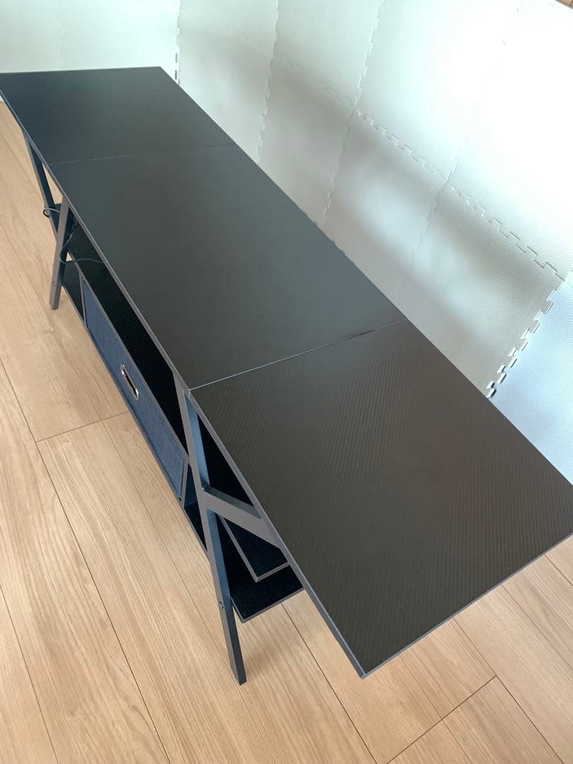 限定美品　TVボード　オーディオ　ラック　LEDカーボン