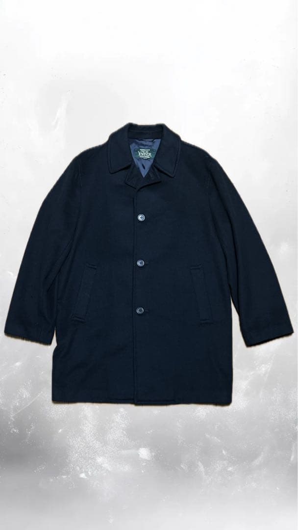 NEWYORKER カシミヤ混 ウールコート ブラック M 美品