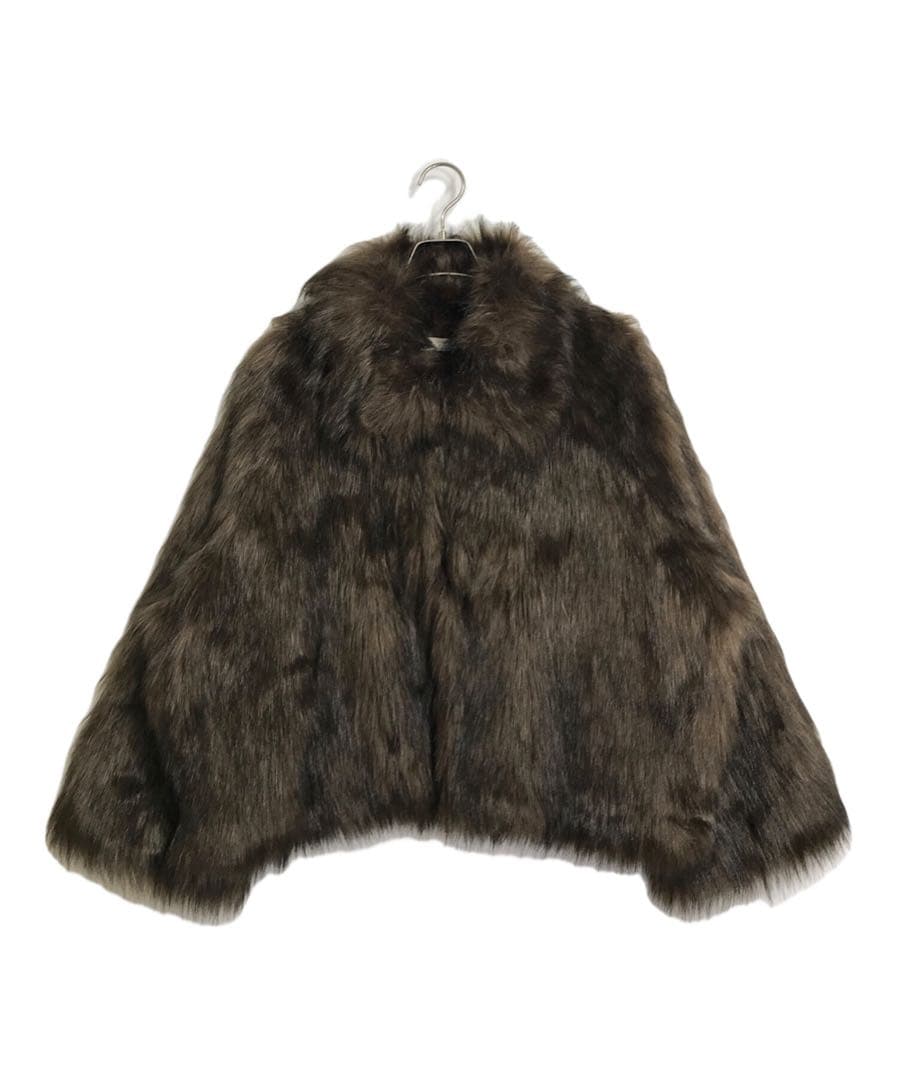 【Mi】leinwande Vegan Fur Jacket ブラウン