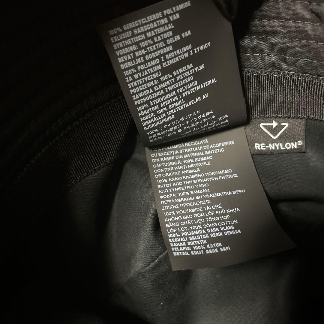 PRADA ブラック バケットハット　XL