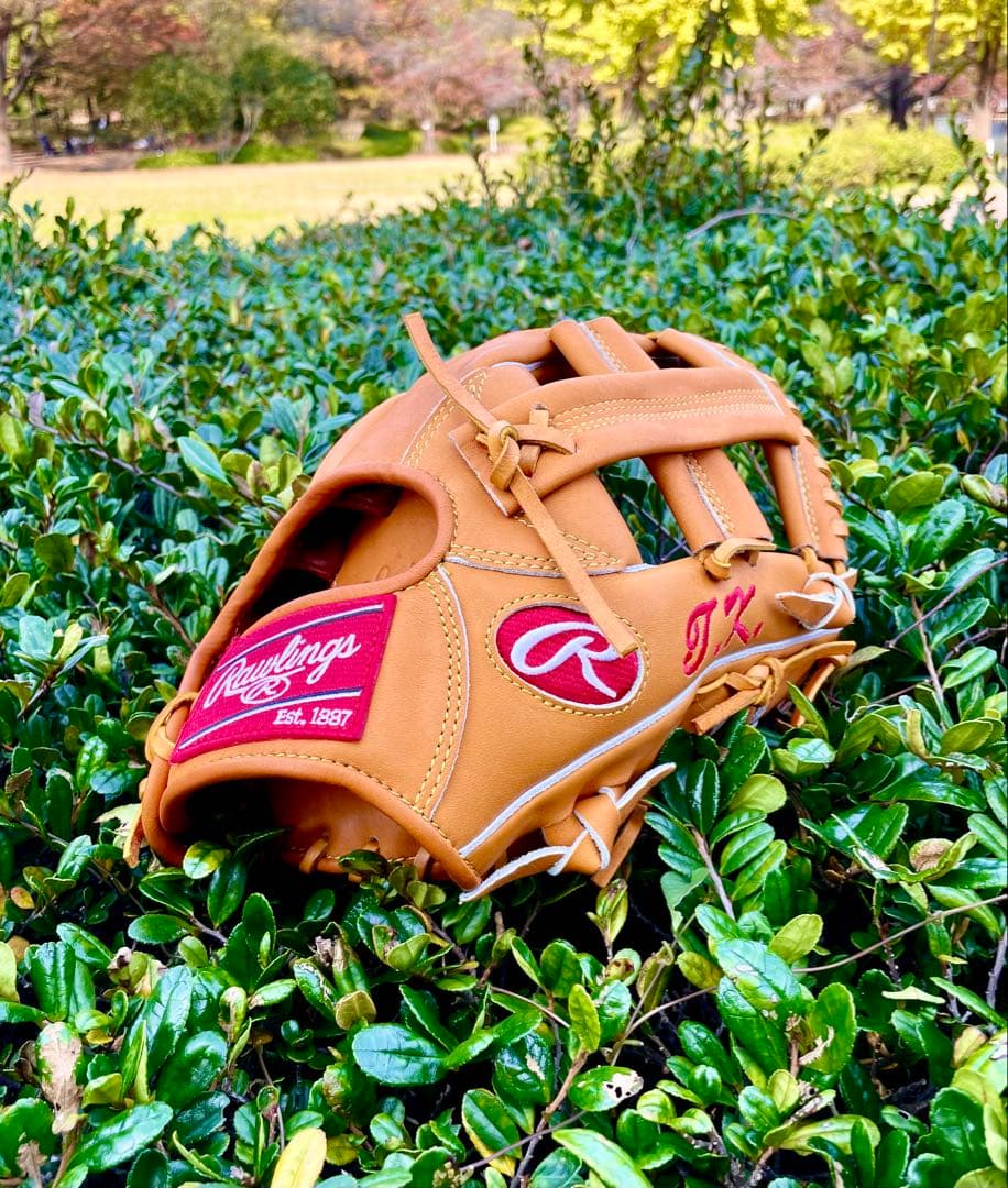 rawlings tt2 イニシャル刺繍あり、オーダー硬式未使用品