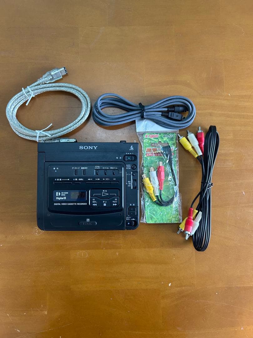 【動作未確認】SONY GV-D200 8mmビデオデッキ ＋IEEE1394等