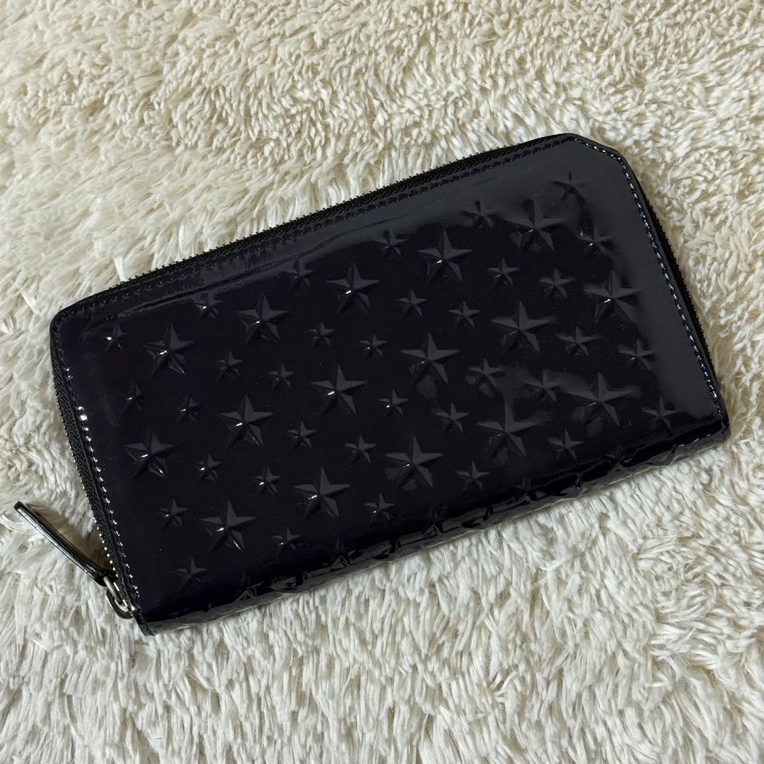 ⭐️新品未使用⭐️　ジミーチュウ　CARNABY カーナビー　長財布　星柄　スター