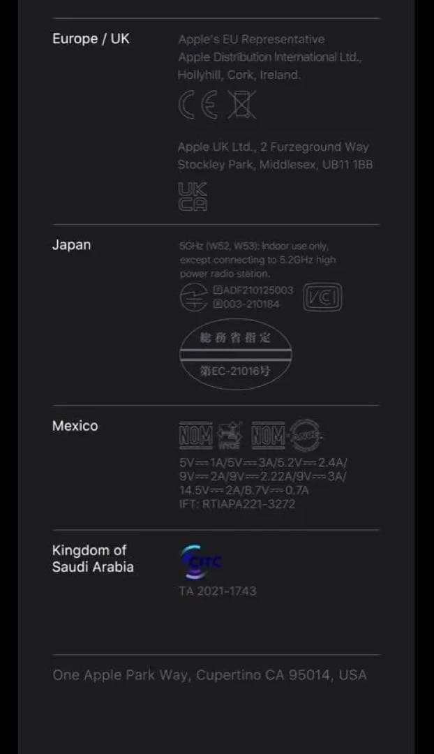 Apple iPhone 13 Pro 本体