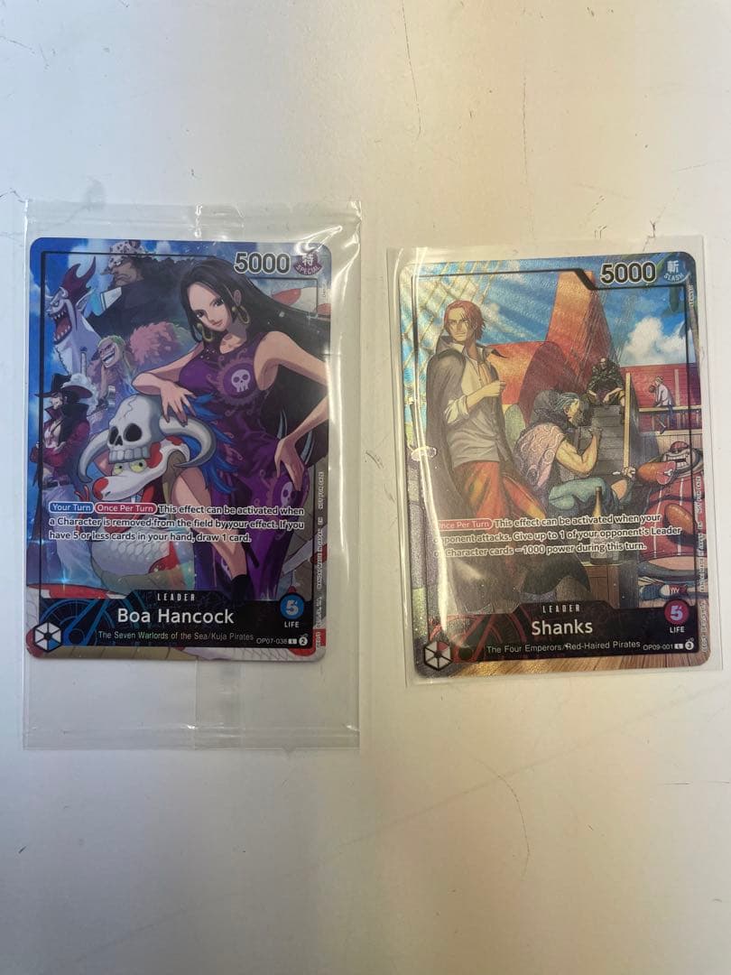ワンピース カードゲーム ボア・ハンコック シャンクス PSAマガジン