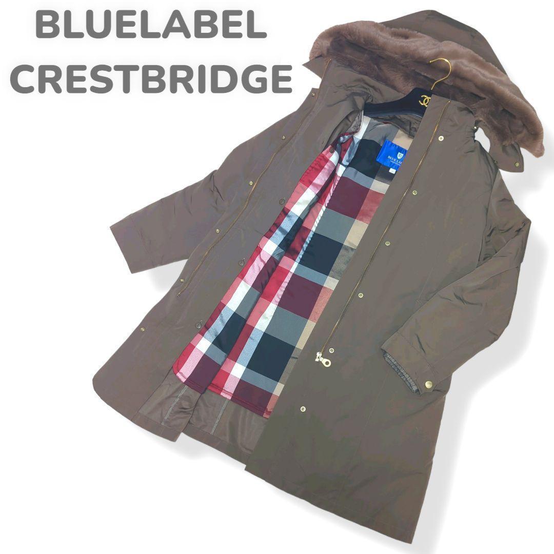 美品✨ブルーレーベルクレストブリッジ　ミリタリー　モッズコート　BRW　40